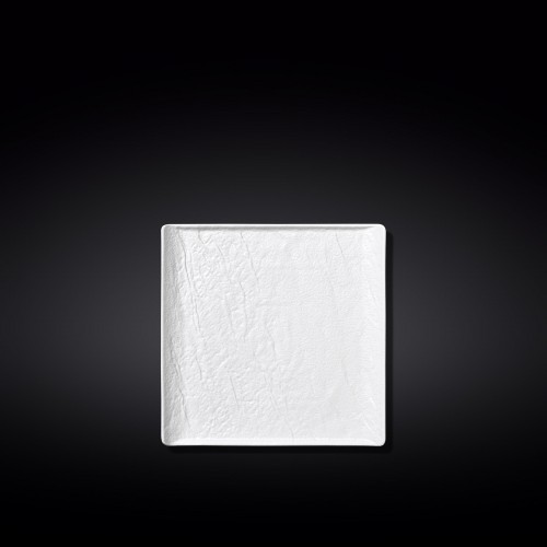 Тарелка квадратная 13?13см  WHITESTONE  фарфор белый цвет (6) (72)