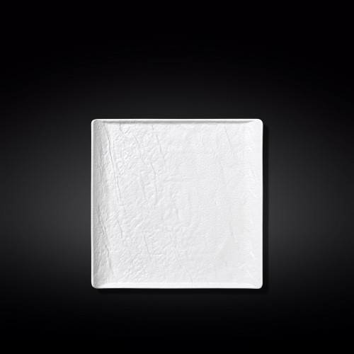 Тарелка квадратная 17?17см  WHITESTONE  фарфор белый цвет (6) (48)