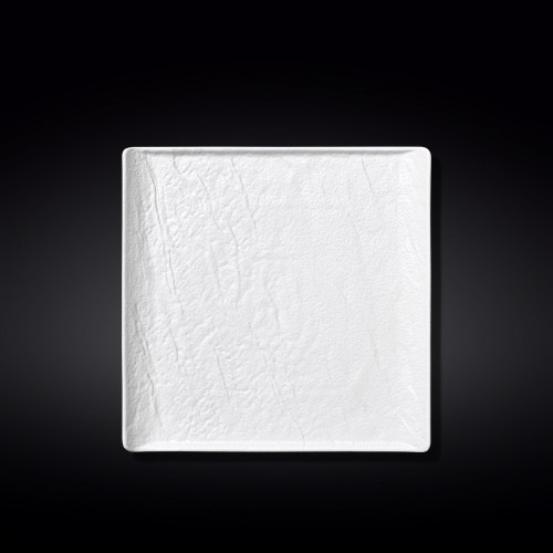 Тарелка квадратная 21,5?21,5см  WHITESTONE  фарфор белый цвет (3) (24)