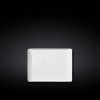 Тарелка прямоугольная 19,5x14,5 см  WHITESTONE  фарфор белый цвет (3) (36)