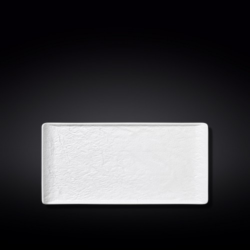 Тарелка прямоугольная 29,5x14,5 см  WHITESTONE  фарфор белый цвет (3) (24)