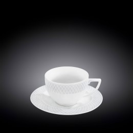 Чашка чайная и блюдце 240мл WL-880105/AB