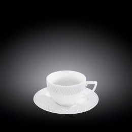 Чашка для капучино и блюдце 170мл WL-880106-JV/AB