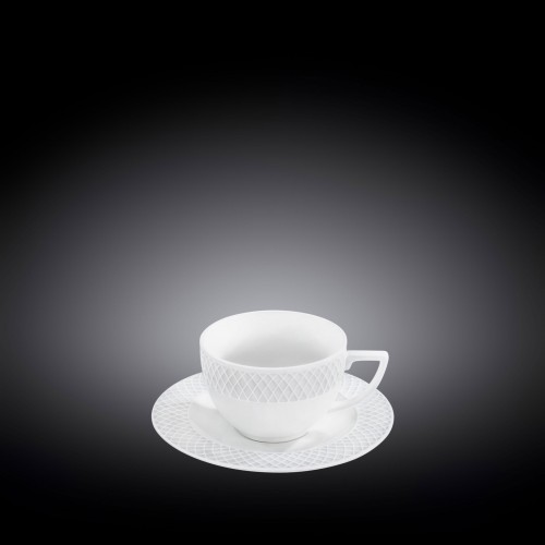 Кофейная чашка и блюдце 90 мл WL-880107/AB