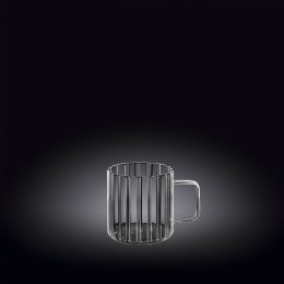 Чашка 80мл термостекло  WL-888611/A