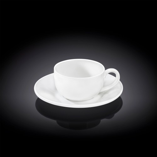 Набор из 6-ти кофейных чашек с блюдцами 100мл WL-993002/6C