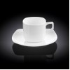 Чашка чайная и блюдце 200мл WL-993003/AB