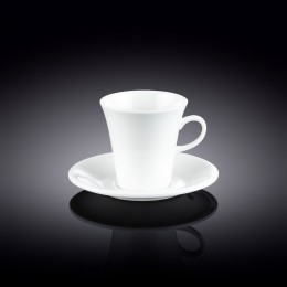 Набор из 4-х кофейных чашек с блюдцами 160мл WL-993005/4C