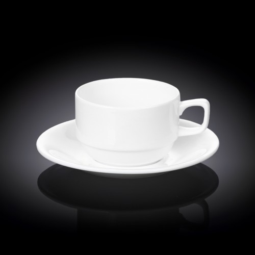 Чашка чайная и блюдце 220мл WL-993008/1C