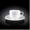 Чашка кофейная и блюдце 140мл WL-993039/AB