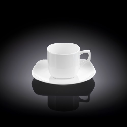 Набор из 6-ти кофейных чашек с блюдцами 90мл WL-993041/6C