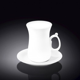 Чашка чайная и блюдце 120мл WL-993087/AB