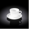Чашка кофейная и блюдце 110мл WL-993174/AB